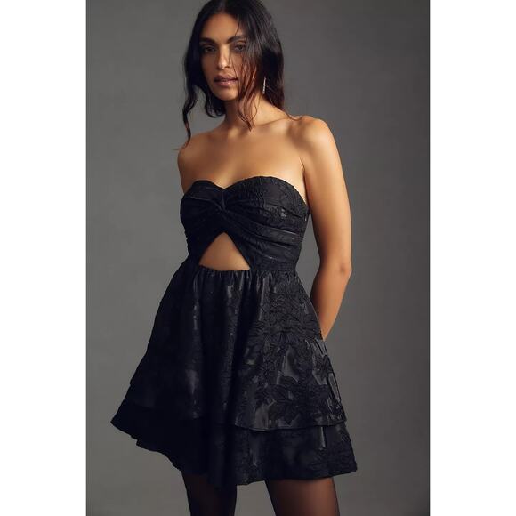 Anthropologie Bhanuni by Jyoti Strapless Mini Dress $198 XS - Picture 2 of 6